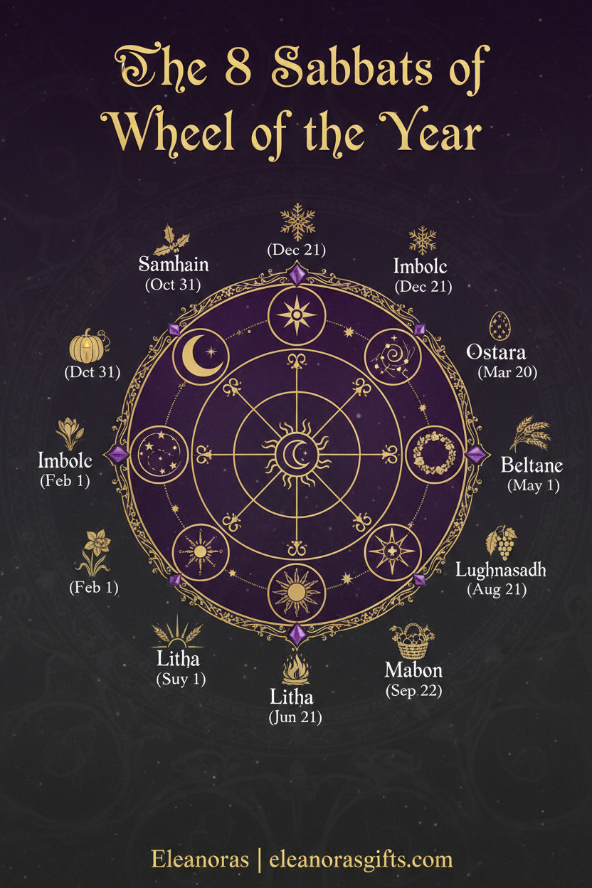 The 8 Sabbats of the Wheel of the Year Explained