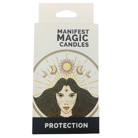 Ivory Manifest Magic Candles – Pack of 12 | Purity, Peace & New Beginnings