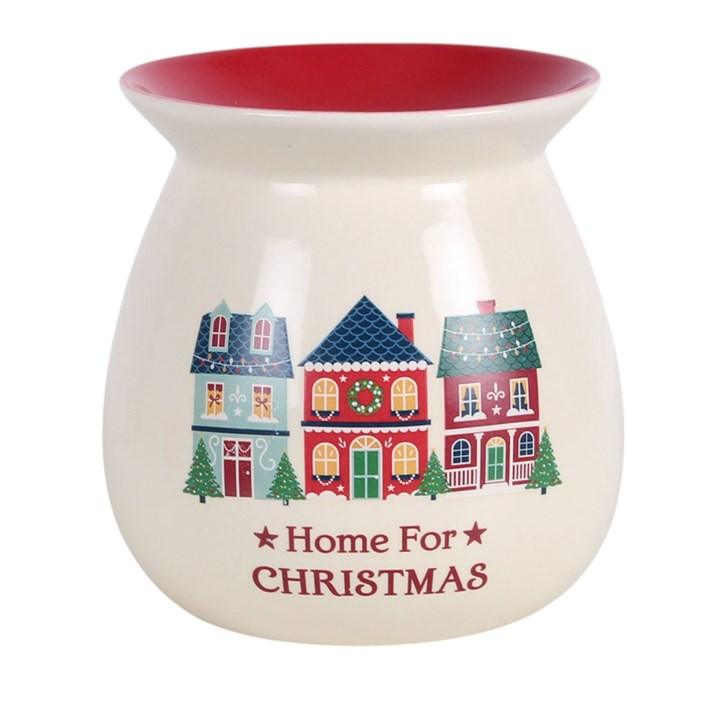 Home for Christmas Ceramic Oil Burner & Wax Warmer