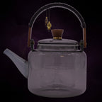 Glass Infuser Teapot With Steamer System Charcoal   1000ml