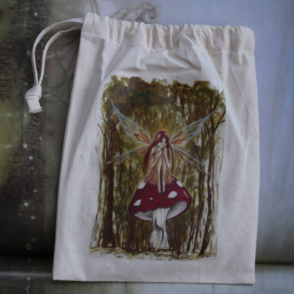 Woodland Wish Tarot & Crystal Pouch by FreeRangeFaeries