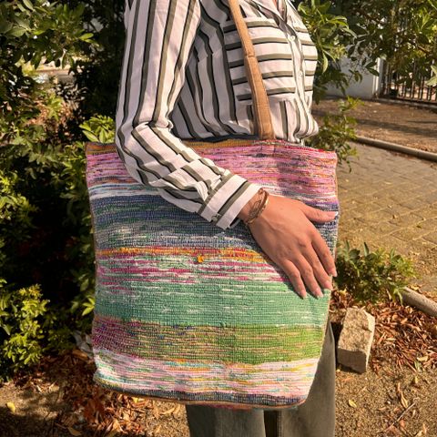 Shades of Dusk Recycled Big Rug Bag