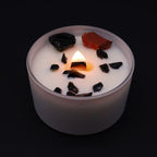 Root Chakra  Crystal Candle