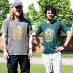 Hamsa Stone Washed T-Shirt - Green - XLarge