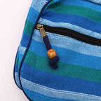 Nepal Sling Bag with Adjustable Strap Blue Rivers