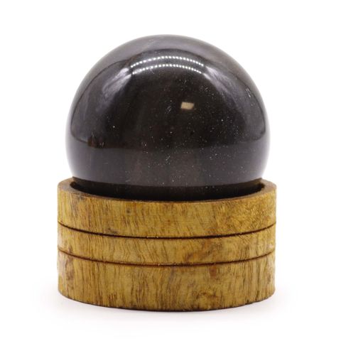Ocean Agate Gemstone Sphere with Stand