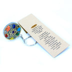 Eleanoras Round Seven Chakra Orgonite Power Keyring 