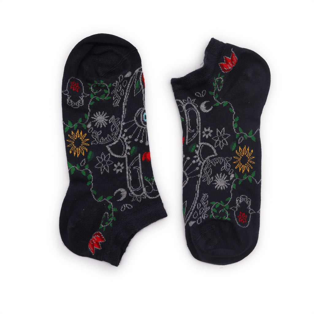Eleanoras Hamsa Hop Hare Bamboo Socks Low S/M Socks