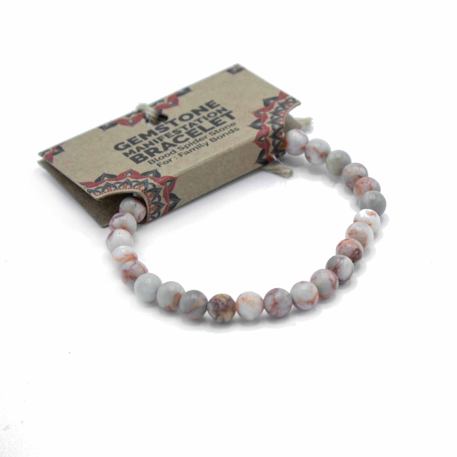 Eleanoras Blood Spider Stone Family Bonds Gemstone Manifestation Bracelet Bracelets