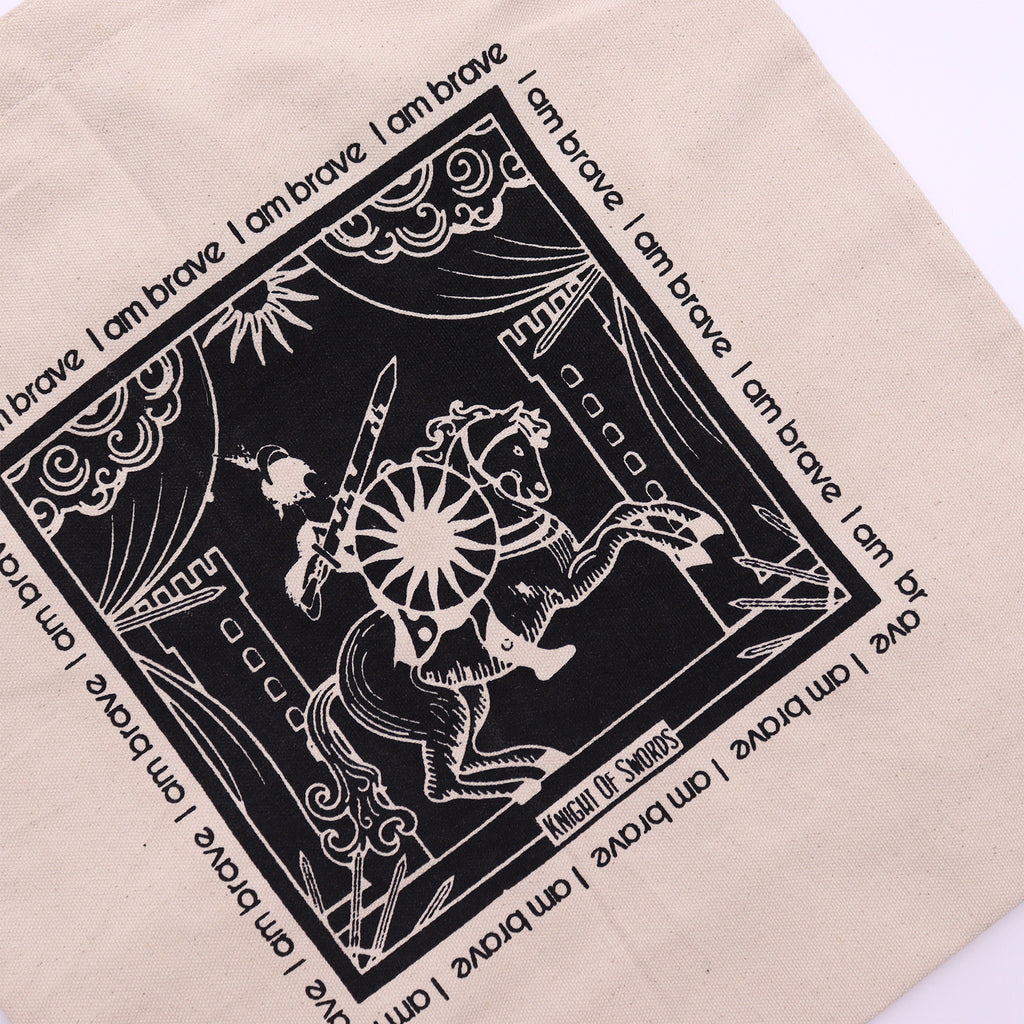 Eleanoras I Am Brave Hop Hare Tote Bag Totes & Shopping Bags