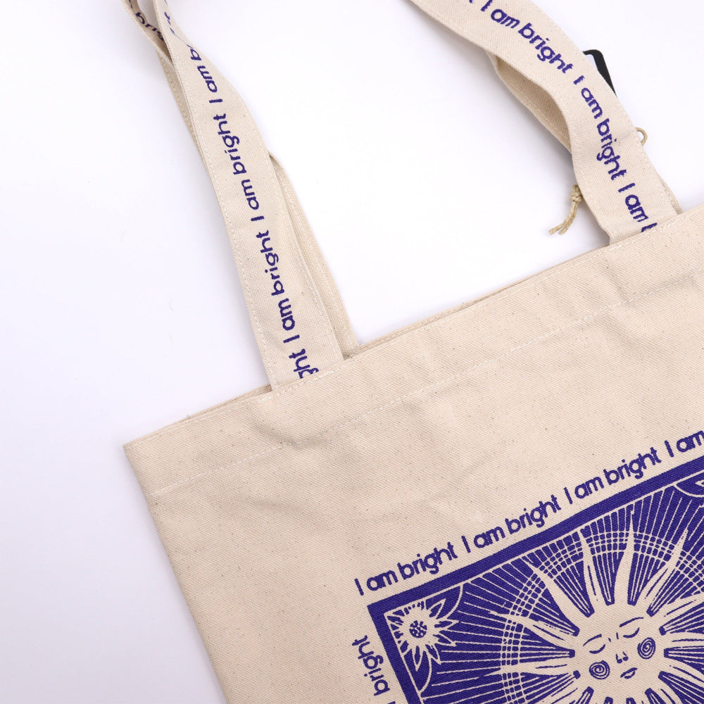 Eleanoras I Am Bright Hop Hare Tote Bag Totes & Shopping Bags
