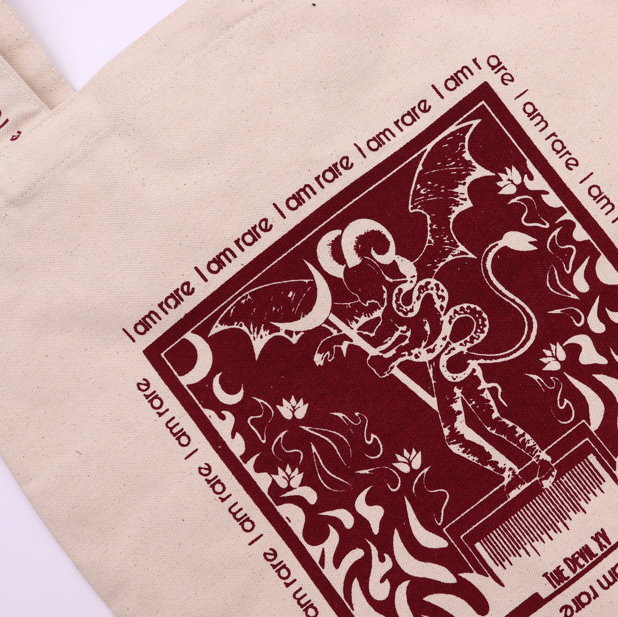 Eleanoras I Am Rare Hop Hare Tote Bag Totes & Shopping Bags