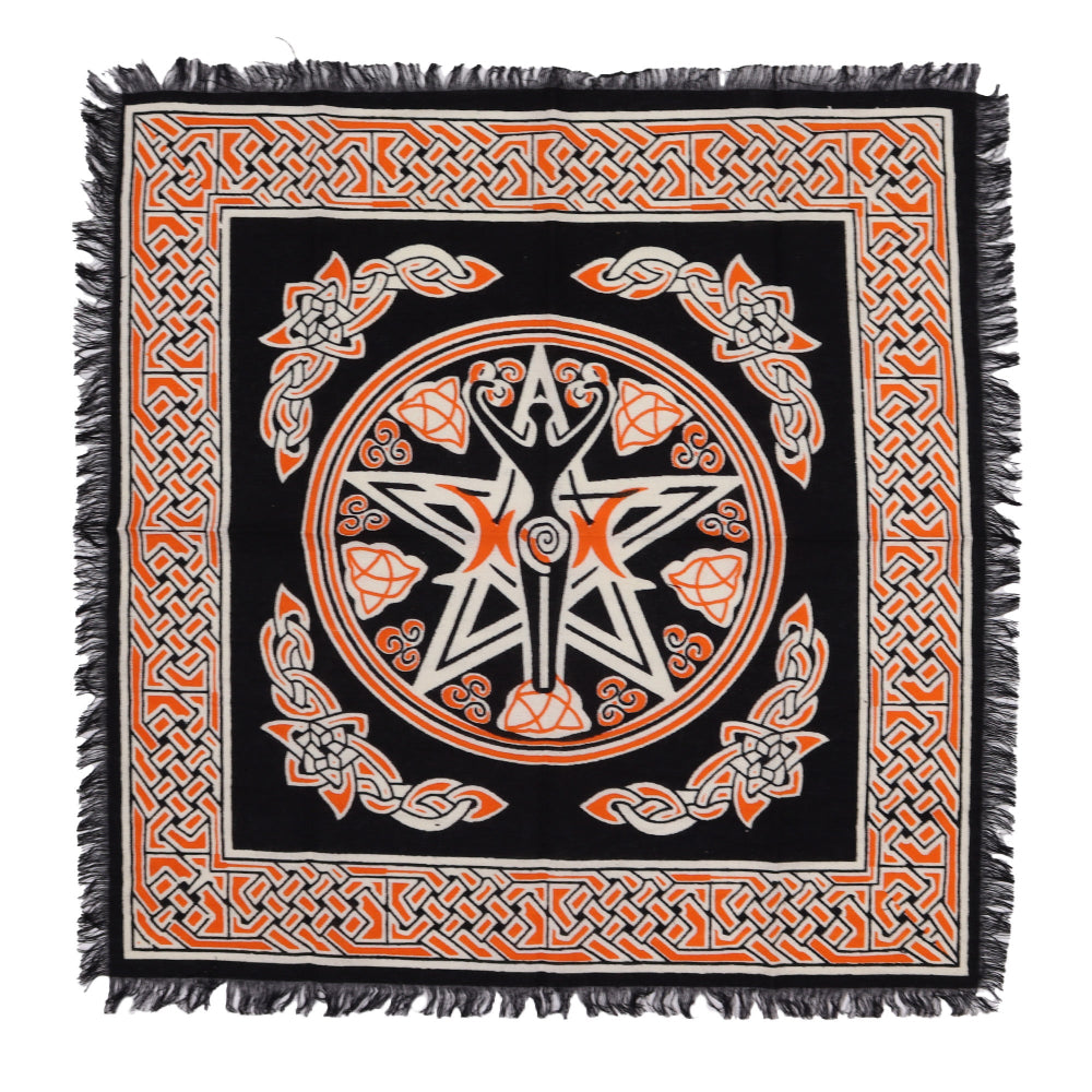 Eleanoras Earth Mother Esoteric Fringed Altar Cloth 