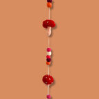 Redtop Mushrooms Felt Wall Hanging