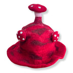 Eleanoras Felted Mushroom Hat Rush To The Head Red Hats