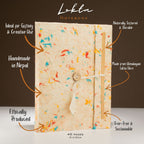 Lokta Mixed Colour Cotton Notebook Large