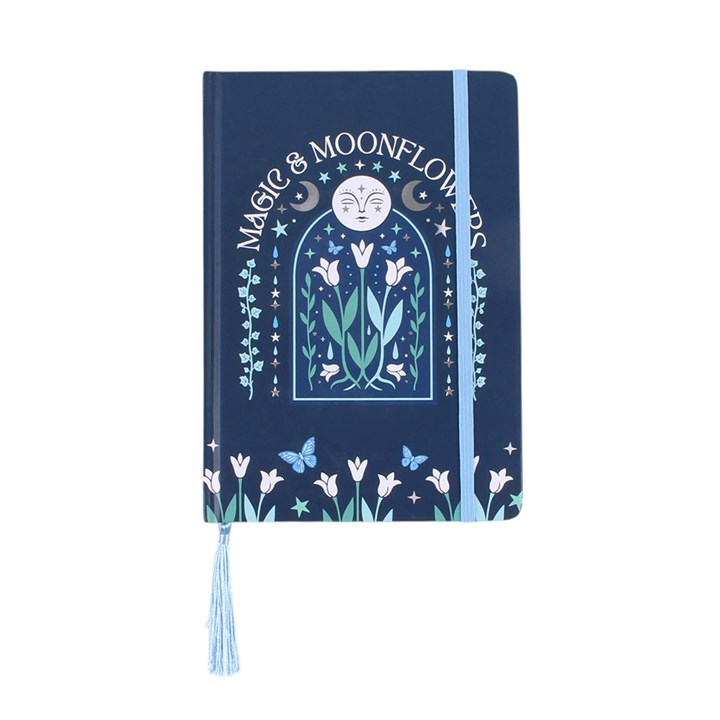 Magic & Moonflowers A5 Notebook | 200 Lined Pages