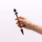 Tiger Eye Shiva Lingam Magic Wand | Confidence & Inner Strength | 19.5cm