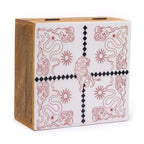 Lion & Snakes Hop Hare Big Enamelled Square Box