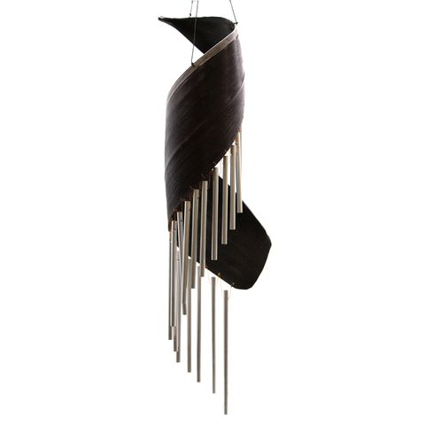 Chocolate Coconut Leaf Wind Chimes