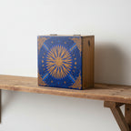 The Sun Hop Hare Big Enamelled Square Box