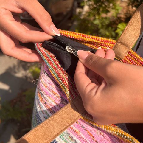 Shades of Dusk Recycled Big Rug Bag