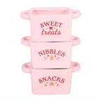 Set of 3 Sugarplum Bakery Snack Bowls