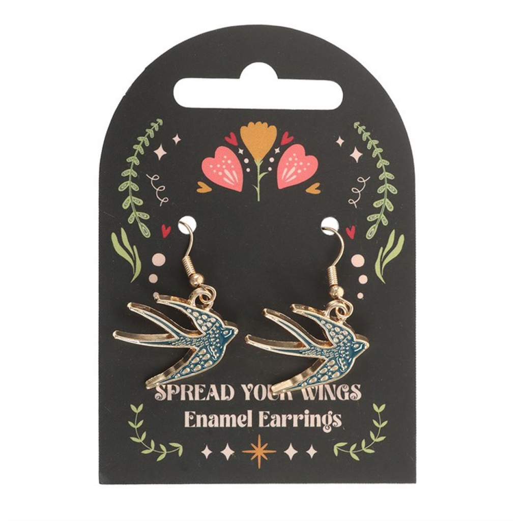 The Swallow Dangle Earrings