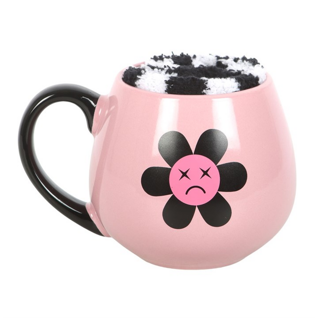 Sad Flower Mug & Socks Gift Set