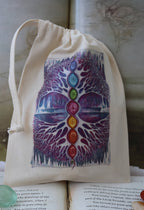 The Crystal Tree Tarot & Crystal Pouch