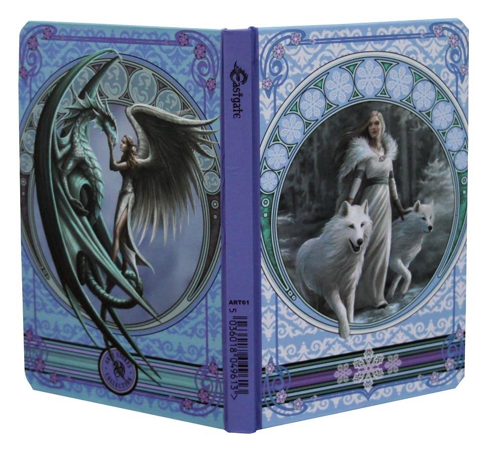 Anne Stokes Hardback Journal — Silverback & Winter Guardians