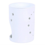 White Sun and Moon Cut Out Oil Burner and Wax Warmer