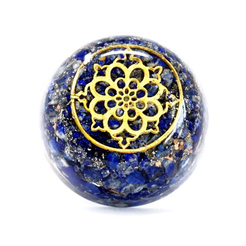 Lapis Dome Orgonite Desk Power Pack
