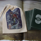 The Silver Wheel Tarot & Crystal Pouch