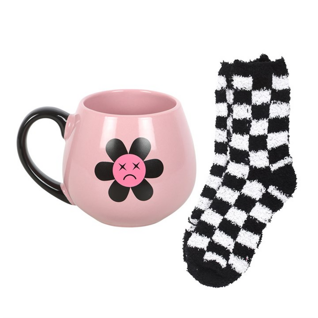 Sad Flower Mug & Socks Gift Set