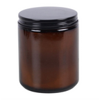Set of 4 Witch's Apothecary Amber Jar Candles