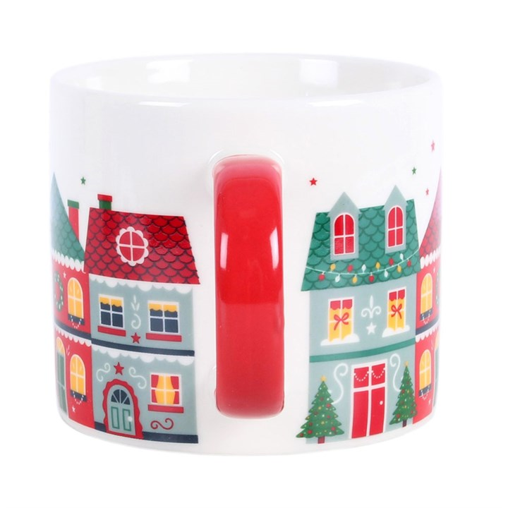 Christmas Street Print Ceramic Mug | 350ml