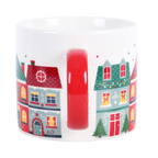 Christmas Street Print Ceramic Mug | 350ml