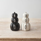 Black Pumpkin Stack, 12cm