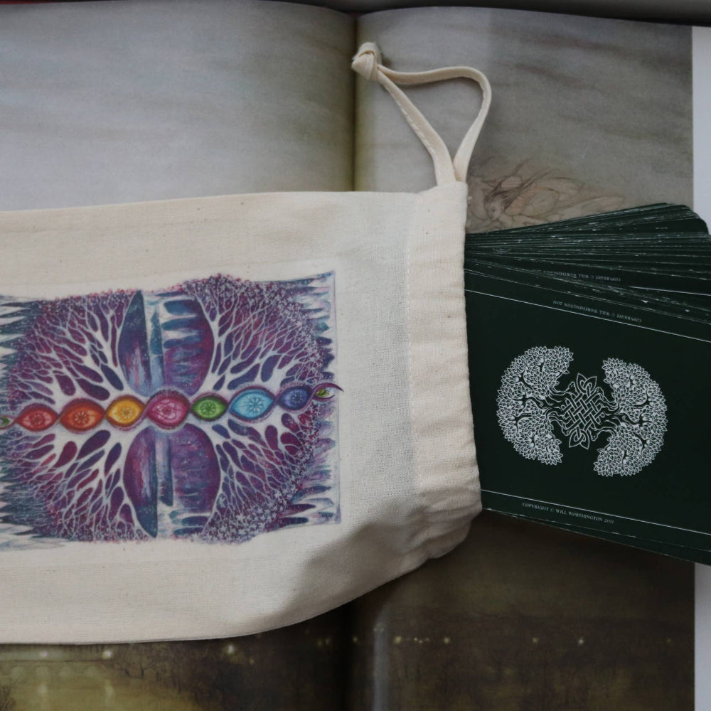 The Crystal Tree Tarot & Crystal Pouch