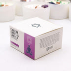 Crown Chakra Crystal Candle