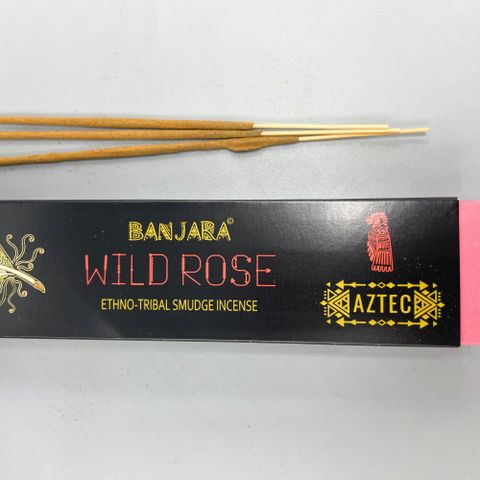 Banjara Tribal Smudge Incense-  Wild Rose