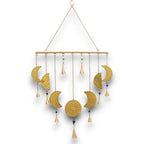 Brass Moon Phases Indian Chimes