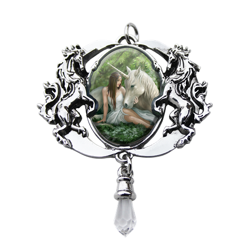 Pure Heart - Anne Stokes Enchanted Cameos Necklace