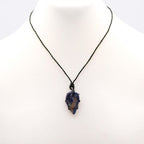 Sodalite Laced Gemstone Teardrop Pendant