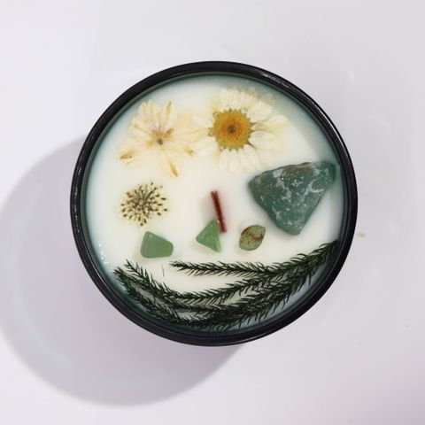 The Magician Hop Hare Crystal Magic Flower Candle