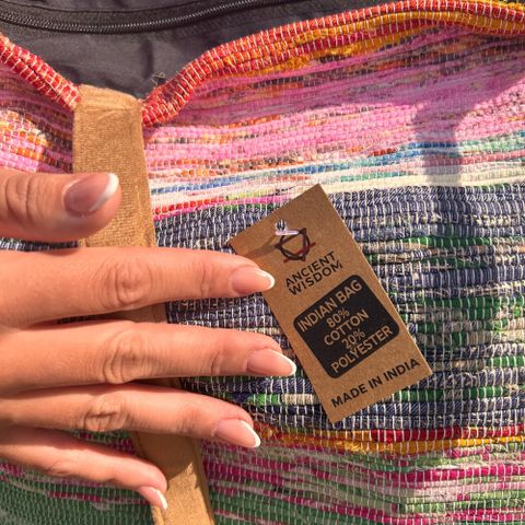 Shades of Dusk Recycled Big Rug Bag