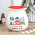 Home for Christmas Ceramic Oil Burner & Wax Warmer