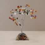 Multi Gemstone Tree with Orgonite Base - 80 Stone
