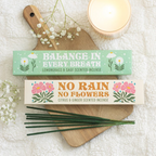 Set of 2 No Rain, No Flowers Incense Stick Packs